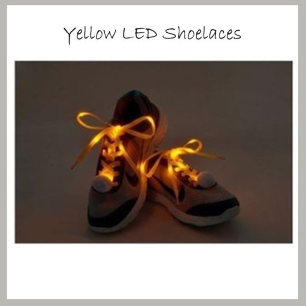 ✨ LED Light Up Shoelaces – YOU Choose 2 Colors! | Glow in the Dark Shoe Laces - Picture 15 of 16